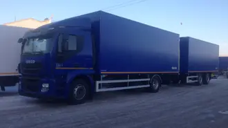 Автопоезд на Ивеко стралис 120 кубов