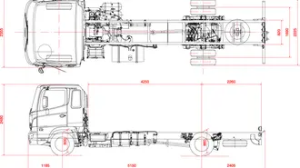 Хино 12 тонн с изотермическим фургоном